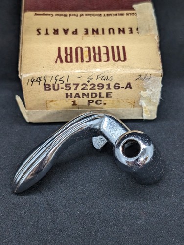 NOS 1956 MERCURY MONTEREY MONTCLAIR CUSTOM 4 DOOR RH DOOR VENT WINDOW HANDLE - Picture 6 of 16