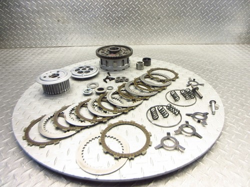2007 07-08 Kawasaki ZX6R ZX6 Ninja ZX600P Clutch Basket Inner Outer Plates Lot - Picture 7 of 11