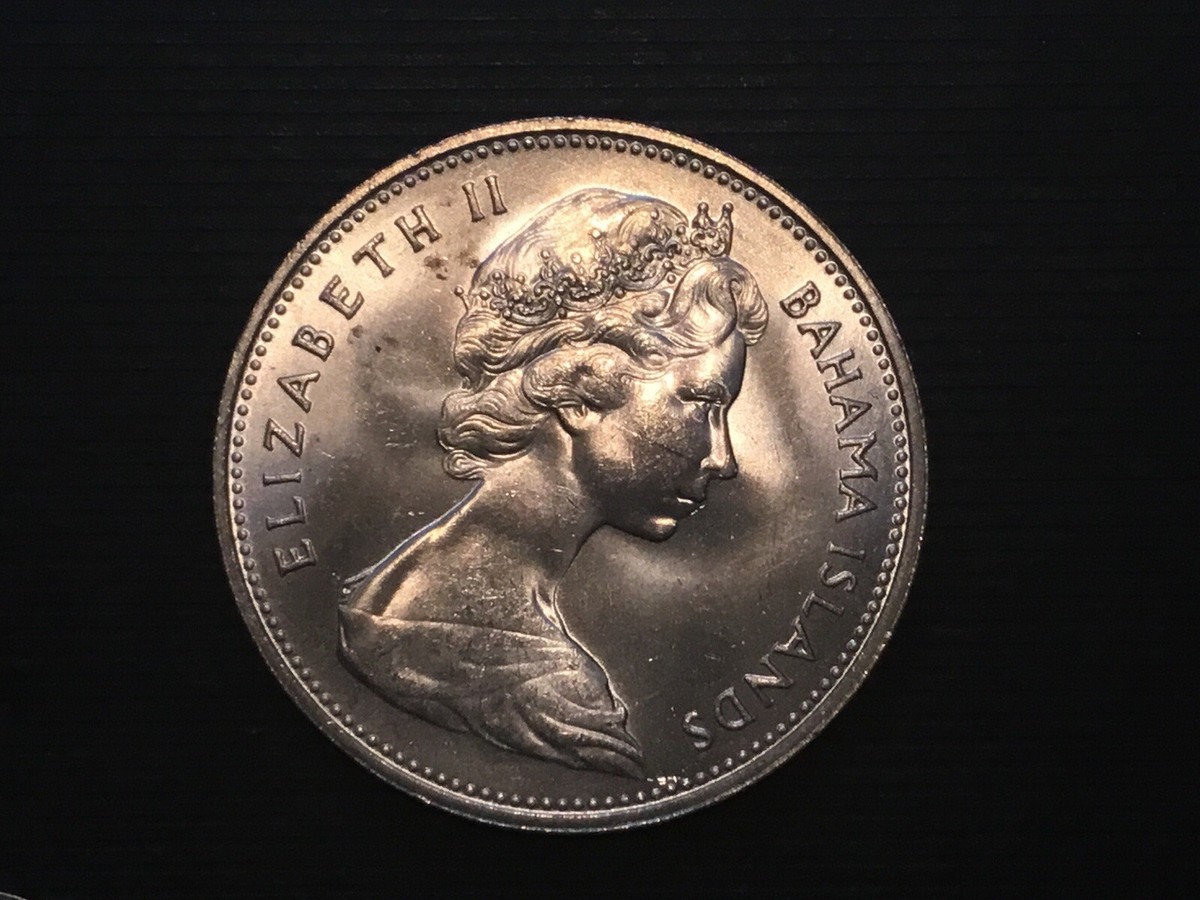 RARE 1966 BAHAMAS HUGE Proof Silver $2 1C 15C 5C Coin Lot | eBay