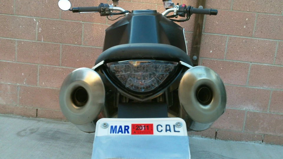 Luz trasera LED señales internas KTM 07-12 Super Duke 990;10-13 Super Duke R 990 Foto 2 de 4