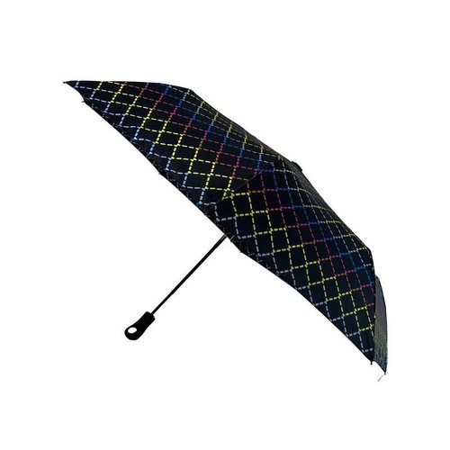 Automatic Open Folding Travel Umbrella 42 Inch Water Repellent Ergonomic Handle - Picture 2 of 6