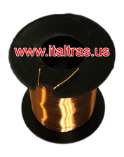 Filo rame smaltato diam. 0.056mm (AWG 43) -100gr 4,566km smalto sempl. 10700305