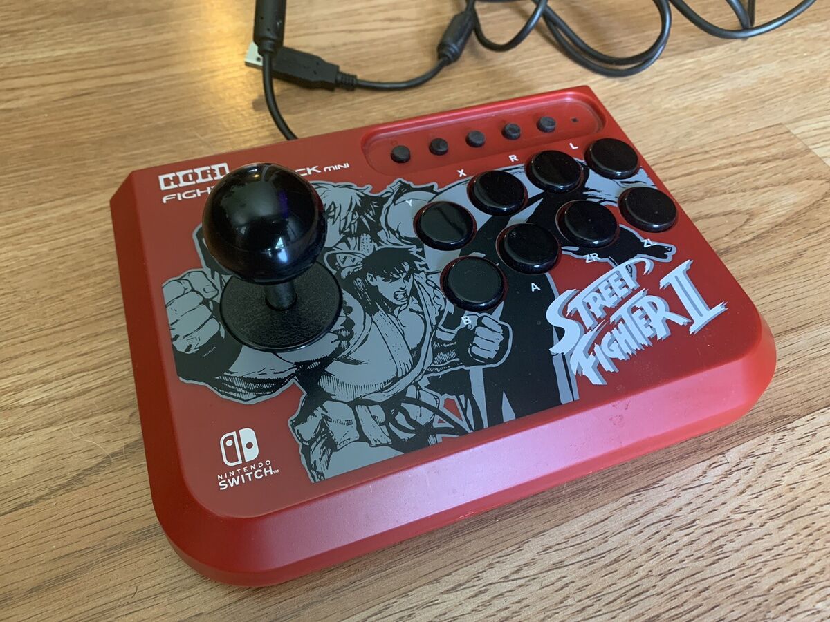 Hori Official Nintendo Switch Fighting Stick Mini - Street Fighter II™ –