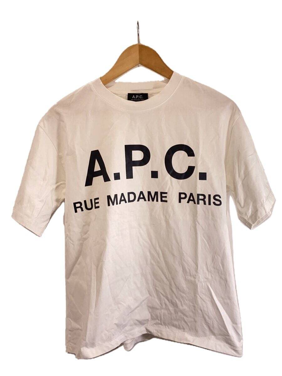 【関税&送料込】A.P.C. White Cotton T-Shirt A.P.C. × EDIFICE TShirt cotton white XS Used | eBay