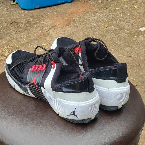 NIKE Jordan Alpha Trunner 407582-002 Men's Size US 11 Blk/Wht/RED - Picture 4 of 6