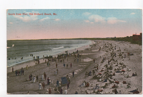 Alte antike Postkarte Orchard Beach Maine von 1918