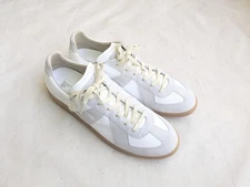 Maison Margiela GAT Sneakers White Gray Men 16 49 Suede Leather Low Tops Italy