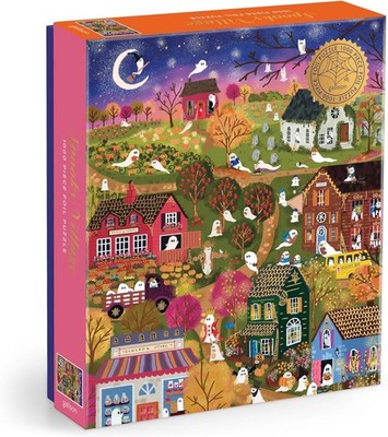Joy Laforme Spooky Village 1000 Piece Foil Puzzle Other by Galison