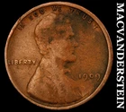 1909 VDB Lincoln Wheat Cent - Scarce  Semi-key  Better Date  No Reserve  #K47