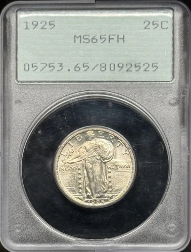 1925 Quarter Dollars Standing Liberty Quarter PCGS MS-65 FH
