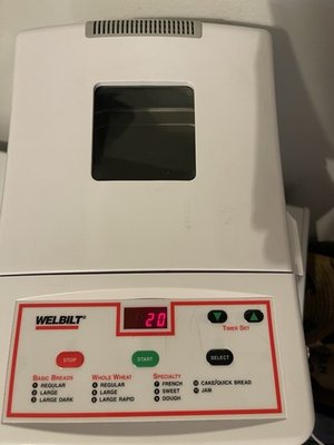 #ad #ad Welbilt ABM3900 Bread Machine Maker Tested Working w Pan amp; Paddle $29.99