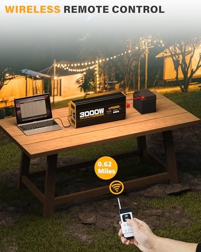 3000W Pure Sine Wave Inverter 24V DC to 110V 120V AC Converter for RV 3000w-24v - Picture 7 of 8