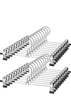 NORTHERN BROTHERS Pant Hangers 40 Pack Clothes Hangers With Clip