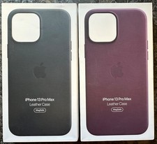 Genuine Apple iPhone 13 Pro Max Leather Case MagSafe - NOS/NIB