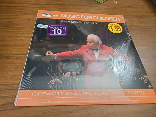 GREAT MOMENTS OF MUSIC V-10 CHILDREN - ARTHUR FIEDLER (12" Vinyl Shrink On - Imagen 1 de 4