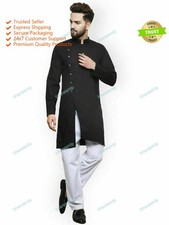 Mens Kurta Ethnic Dress Cotton Wear Mens Shirt Mens Kurta Plain Size S-7X