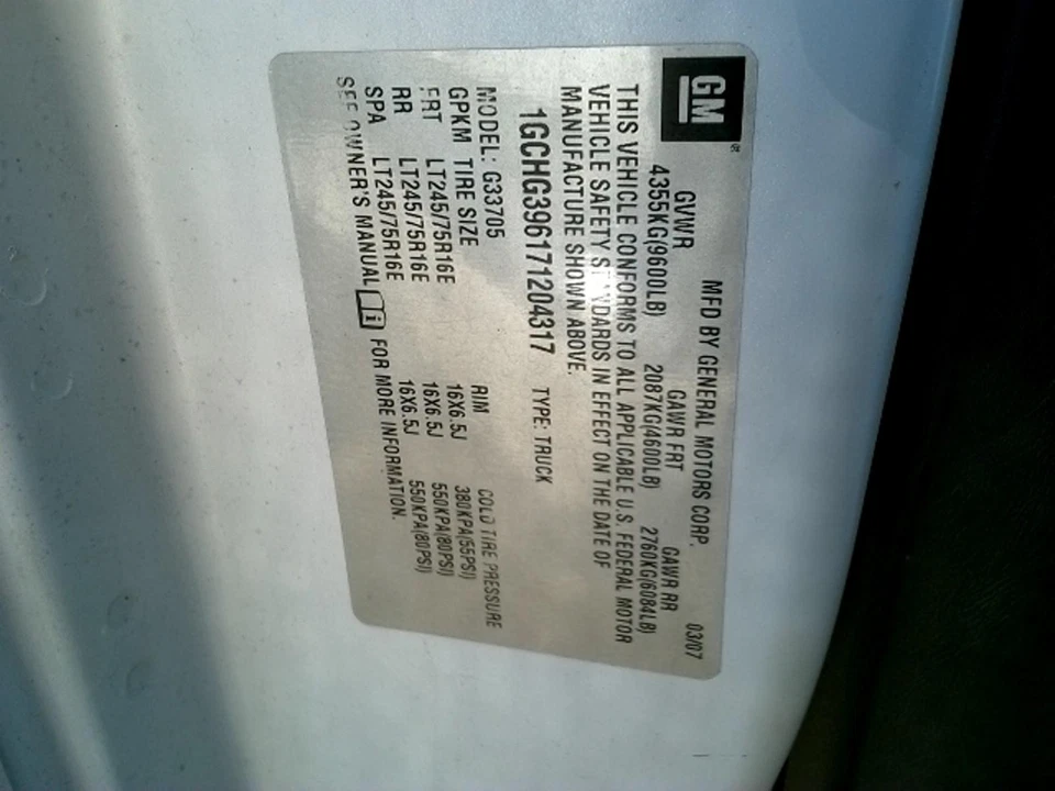 Motor de arranque usado se adapta a: camioneta Chevrolet Express 3500 2007 6,6 L VIN 6 octavo dígito op Foto 3 de 4