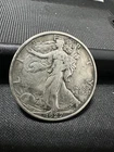 1927 s walking liberty half dollar VF-XF