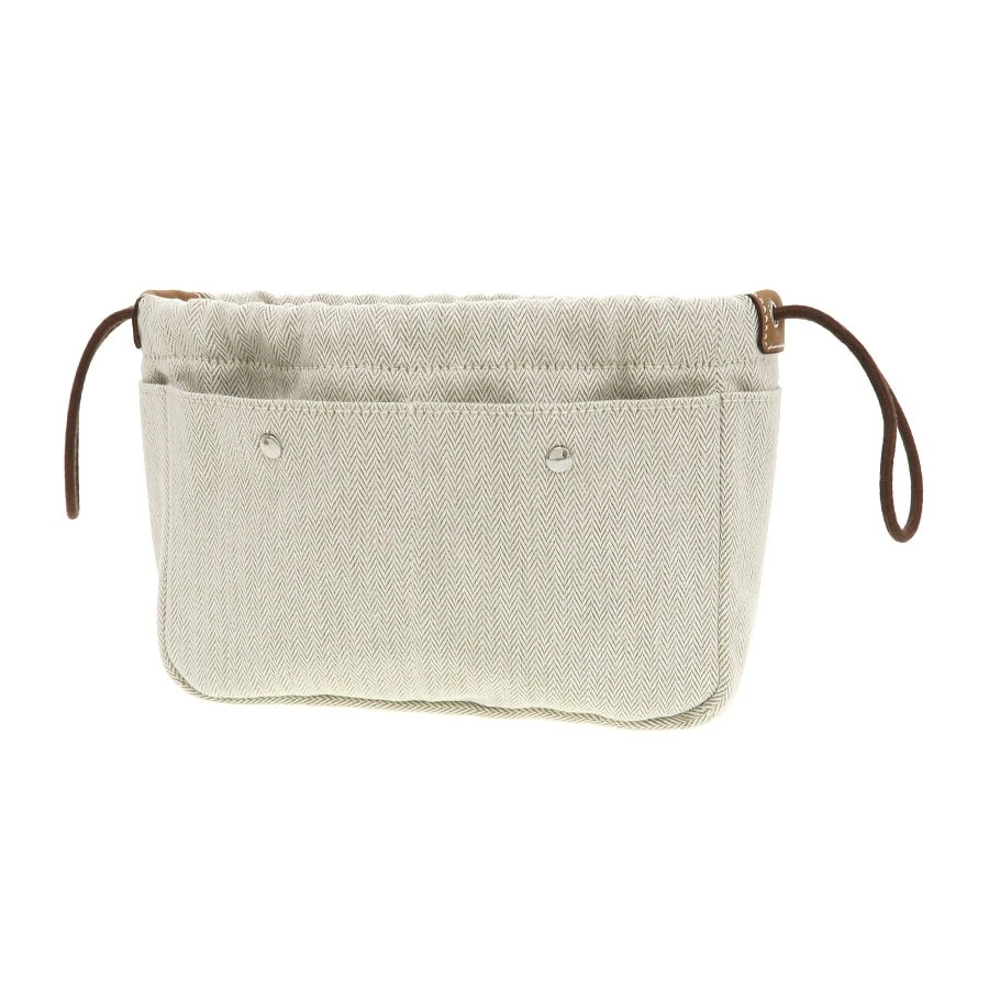 Hermes — Hermes Fool 20 20 Leather Beige Bag 2019 D Stamp #SAB16342