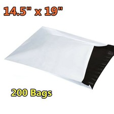 200 14,5x19 Poly Versandtasche Versand Umschlag Selbstversiegelnd Plastiktüten 2,5 Mil Grau