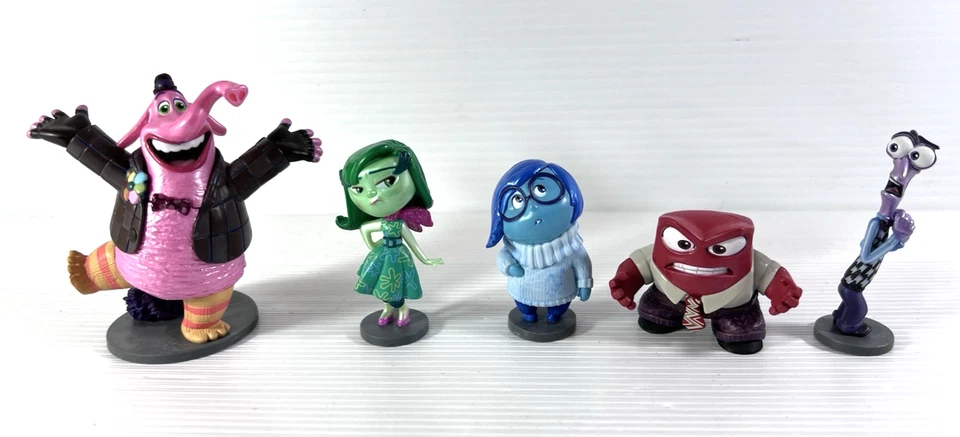 Disney Inside Out Lote de 10 Figuras PVC Decoración de Pasteles Juguetes Bing Bong Unicornio Miedo Foto 2 de 4