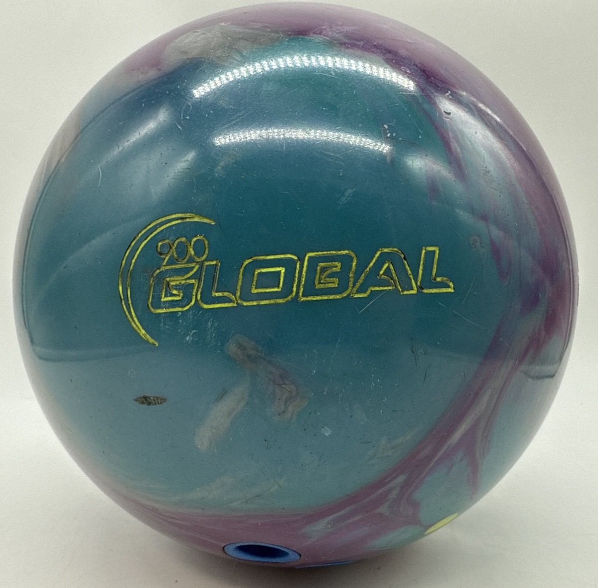 900 Global Zen S77 Response Bowling Ball 15lb Purple Silver Blue