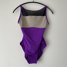 Chacott Mesh Purple Leotard S Ballet Dance Costume Activewear