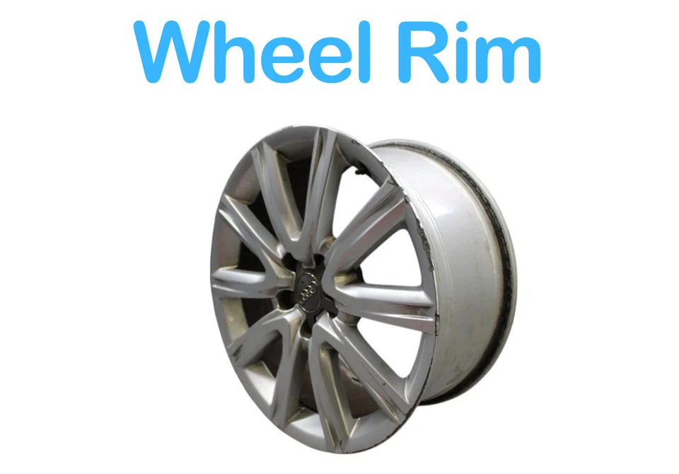 12-18 Audi A6 A6 Quattro S6 10 Spoke Wheel Alloy Rim Disc Chrome 4G0601025AD Oem - Image 3 of 4