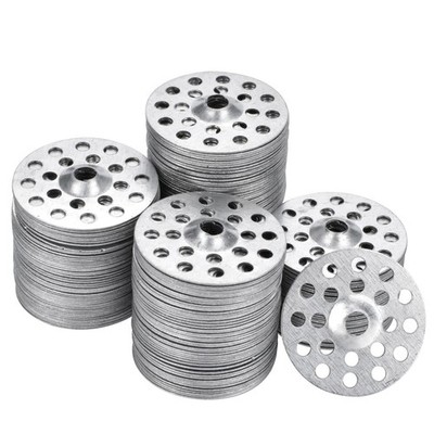 1 Inch Plaster Washers 200 Pcs Plaster Buttons Metal Washers for Screws Plaster