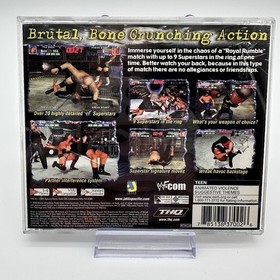 WWF Royal Rumble Sega Dreamcast Wrestling 🛎️ NO GAME - CASE & MANUAL ONLY🛎️