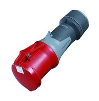 Mennekes Cee-Kupplung 5P 63A IP44 400V (50+60Hz) Rot 6H Schraubklemme Gerade...