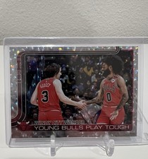 2025-26 Topps Basketball Windy City Wonder - Young Bulls Play Tough Crackleboard