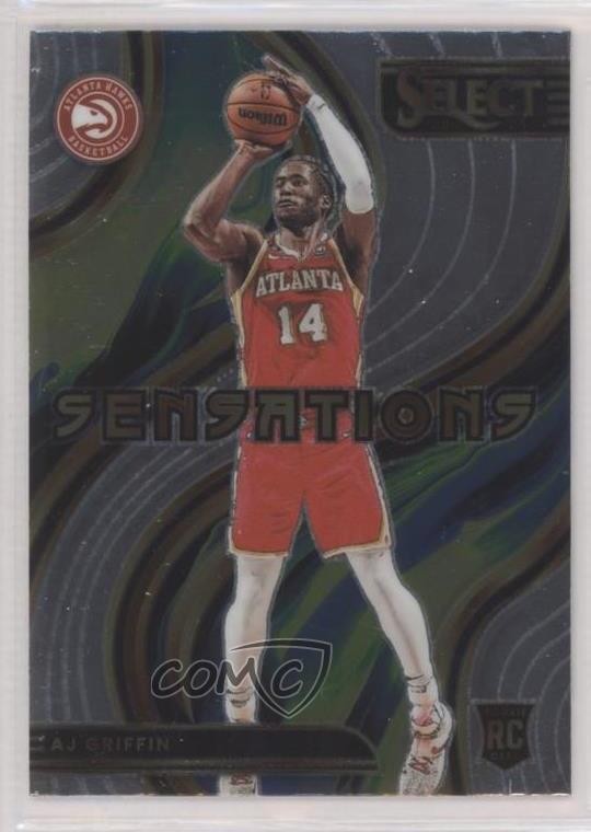 2022-23 Panini Select Sensations AJ Griffin #18 07mp