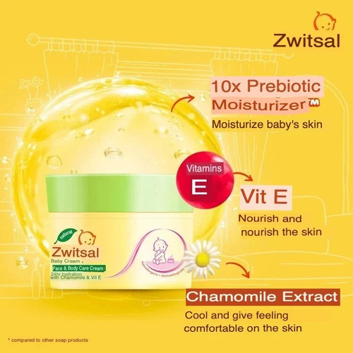 ZWITSAL Crema Cura Viso e Corpo Bambino Camomilla Vit E 50gr (X 5) - Foto 4 di 10