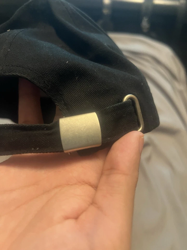 Supreme логотип черная шляпа/кепка головной убор (размер один размер регулировки) - Изображение 4 из 4