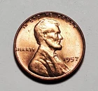 1957 P LINCOLN WHEAT PENNY UNC #P3163
