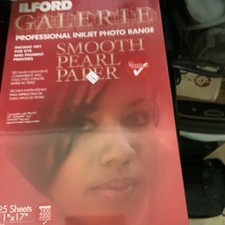 Ilford Galerie Smooth Pearl 11  X 17  25 sheets Professional Inkjet Photo Paper