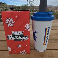 Dutch Bros Rock The Holidays 20 oz Coffee Tumbler Stainless Steel 2025 NEW