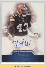 2011 Topps Precision Auto Veteran TJ Ward #PCVA-TW Auto READ 0af