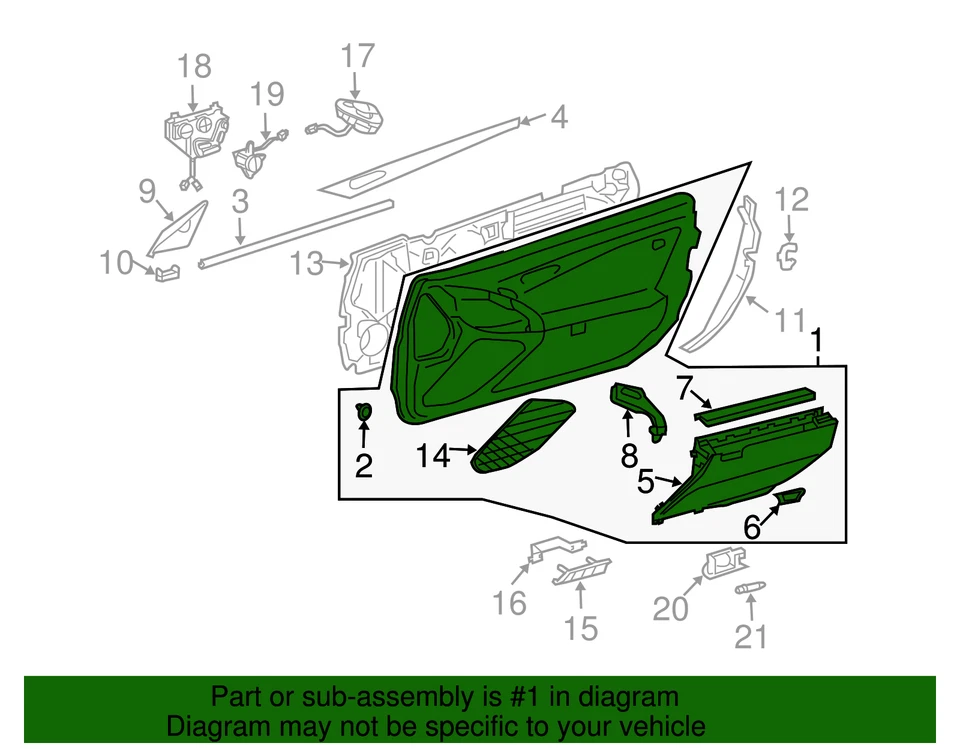 Panel de moldura de puerta original Mercedes-Benz 230-720-23-63-9C78 CANTIDAD 1 Foto 2 de 3