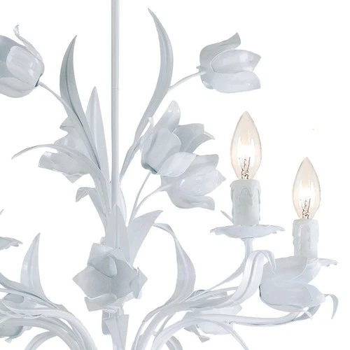 Crystorama Lighting Group 4815 Southport 5 Light 20"W Taper - White - Picture 6 of 6