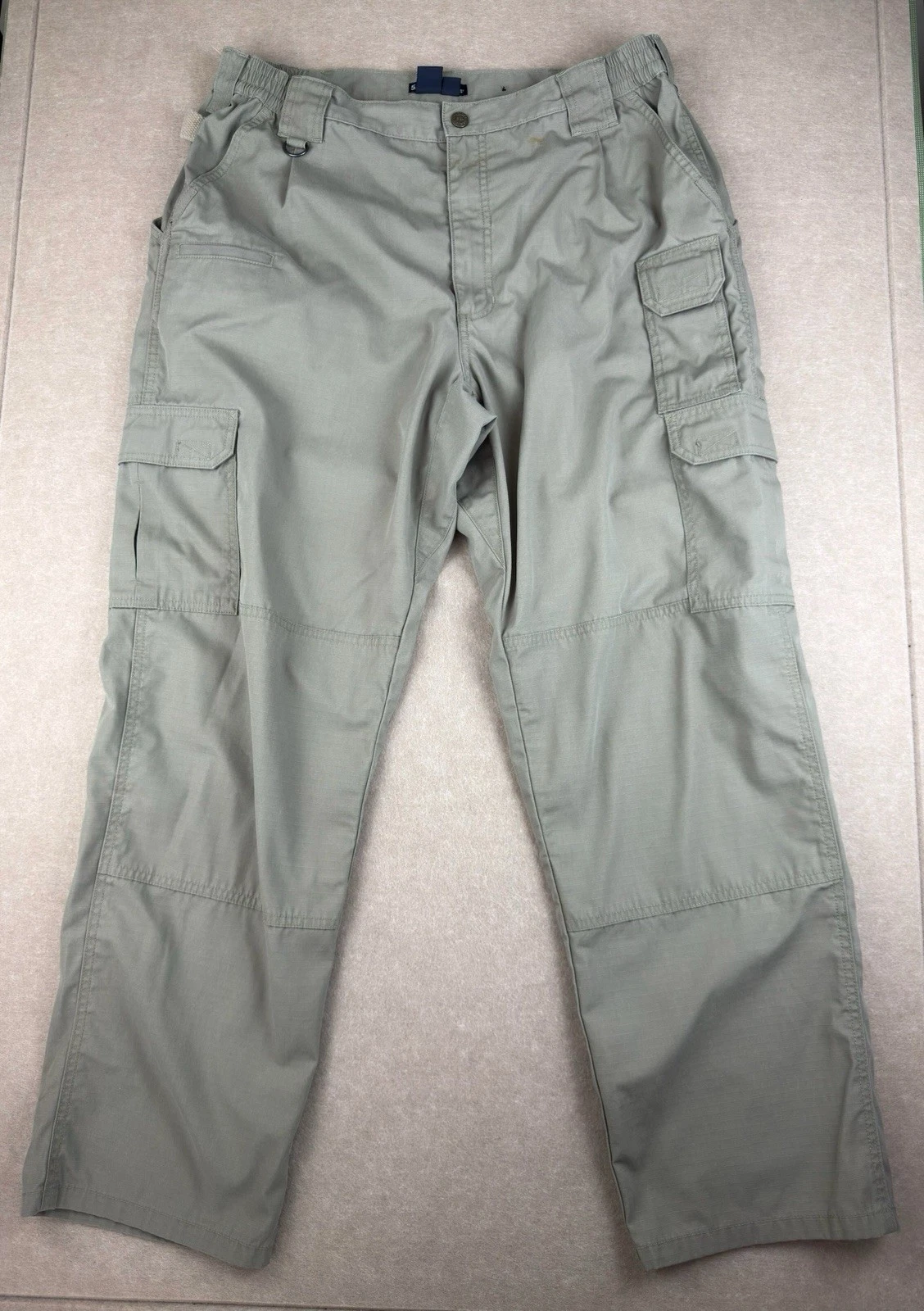 5.11 Tactical Pants Mens 38x32 Beige Ripstop Straight Utility Cargo Series