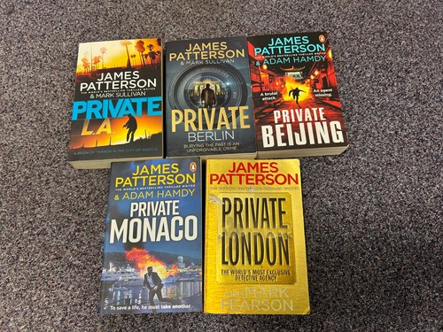 James Patterson Private Serie Bücher Konvolut X 5 Krimi Versandkostenfrei