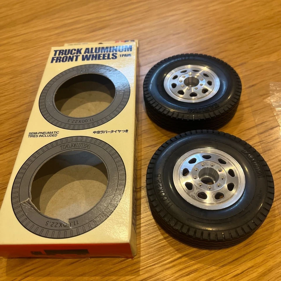 1/14 scale RC Big Truck Trailer Aluminum Wheels No.8 Spare Parts used SS8 - Image 2 of 4