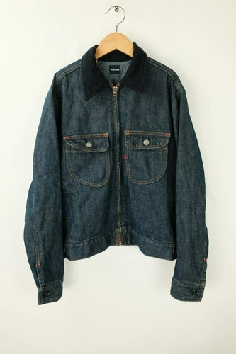 45R Women's Sz L JP3 Blue Denim Zip Jacket Japan 45RPM - product listing photo