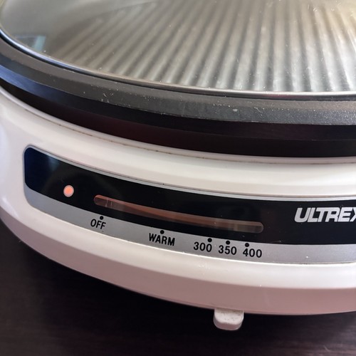 VTG Ultrex Electric 2 Pan Grill Griddle Model 07905JW Home Shopping Network Note - Picture 4 of 13