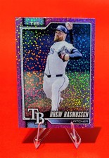 🔥Drew Rasmussen Pink Confetti -2026 Topps Series 1 Celebration - #64 Tampa Bay