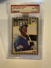 1989 Fleer Glossy Ken Griffey Jr Rookie Baseball Mariners PSA 8 Card #548