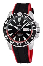 Festina The Originals Black Dial Quartz Diver's 200M Men's Watch F20662-3