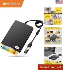 Portable 3.5 Inch USB Floppy Disk Reader - Relive Your Memories Anytime